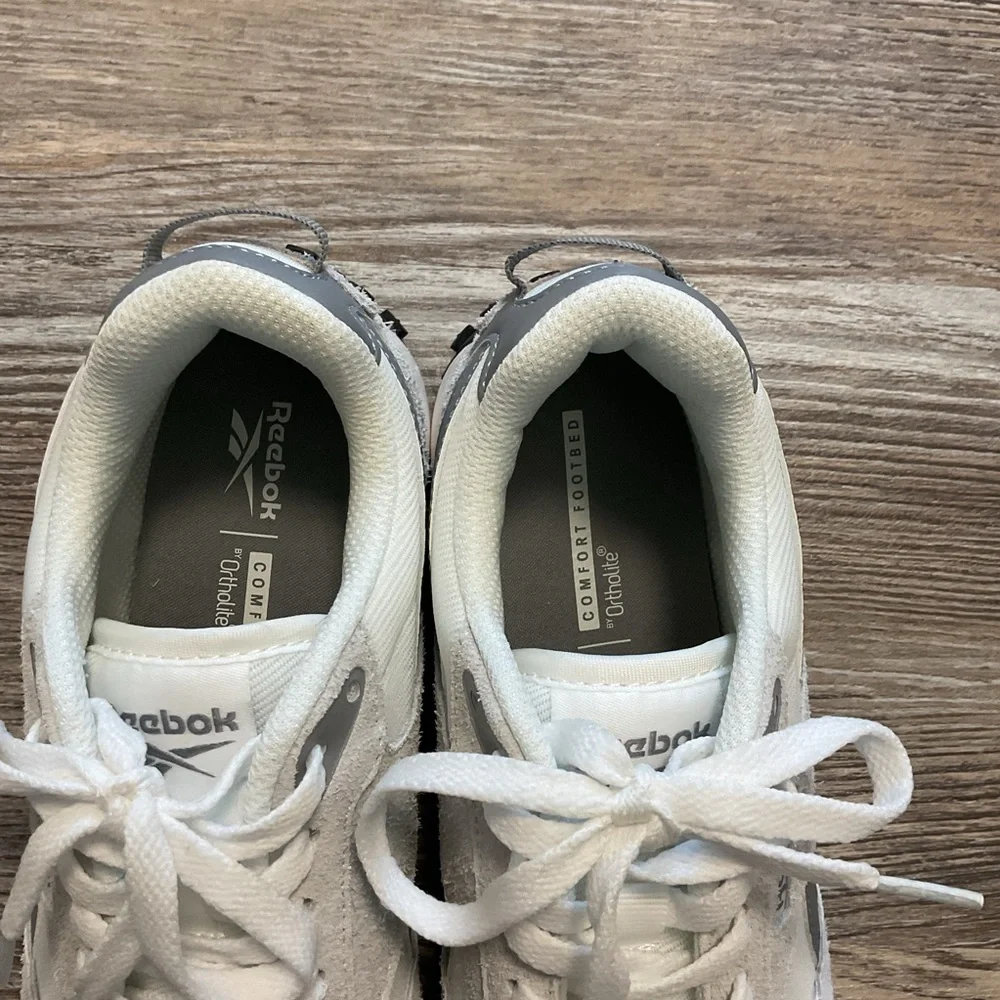 Reebok Classic AZ White and Grey Sneakers 7.5 NWOT
